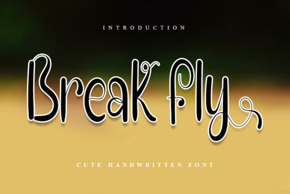 Break Fly: A Playful Handwritten Font for Engaging Campaigns