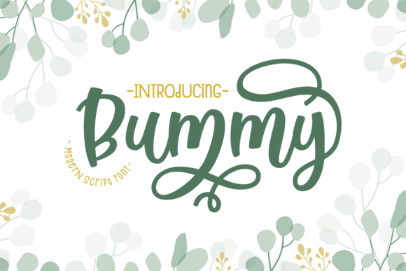 Bummy: A Charming Handwritten Font for Editorial Design