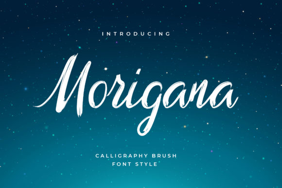 Discover Morigana: A Modern Script Font for Editorial Elegance