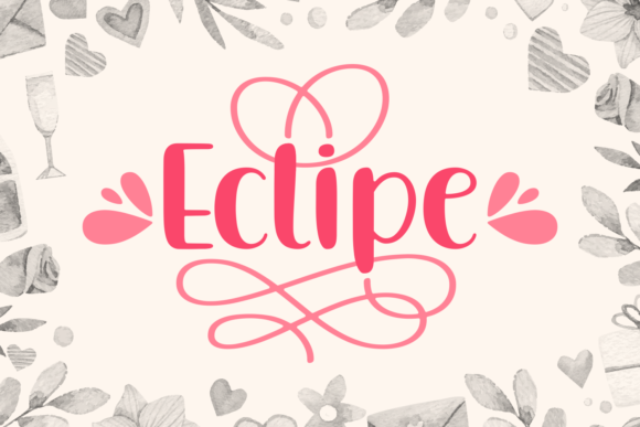 Eclipe: The Whimsical Font for Handmade Creations
