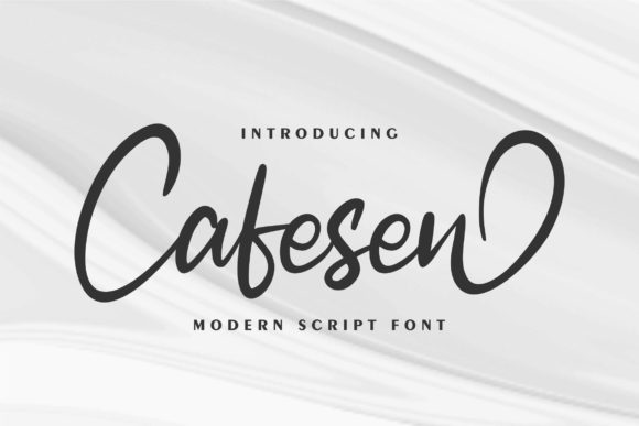 Elevate Your Craft with Cafesen: A Charming Handwritten Font