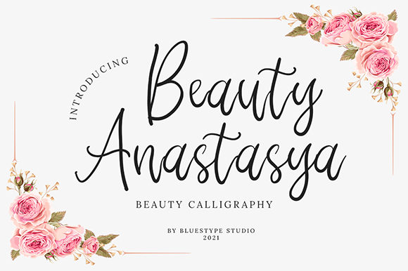 Elevate Your Editorial Design with Beauty Anastasya Font