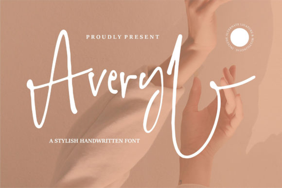 Enhance Your Brand with Averyl: A Charming Handwritten Font