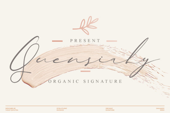 Enhance Your Brand with Quensialy: A Charming Script Font