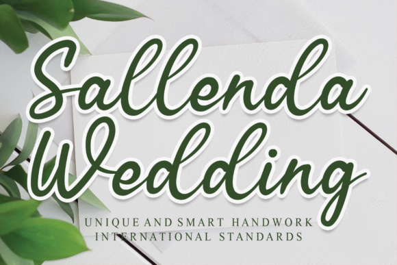 Enhance Your Brand with Sallenda Wedding Font