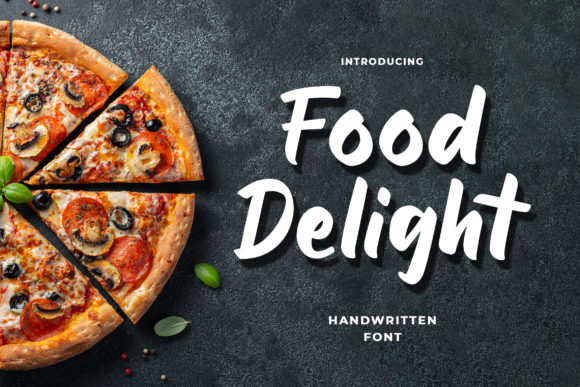 Food Delight: A Font That Turns Everyday Branding into an Experience