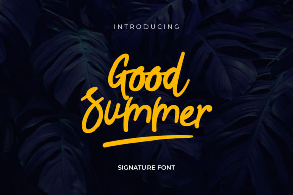 Good Summer: A Handwritten Font Built for Brands
