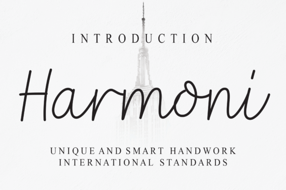 Harmoni: A Delicate Handwritten Font for Web Design