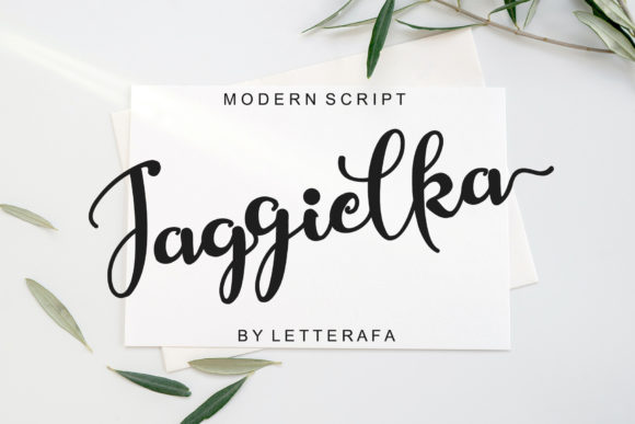 Jaggielka: A Calligraphy Font for Modern Digital Design