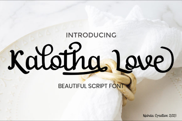 Kalotha Love: A Font for Handmade Stories