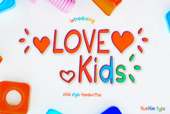 Love Kids: A Joyful Handwritten Font for Creative Branding