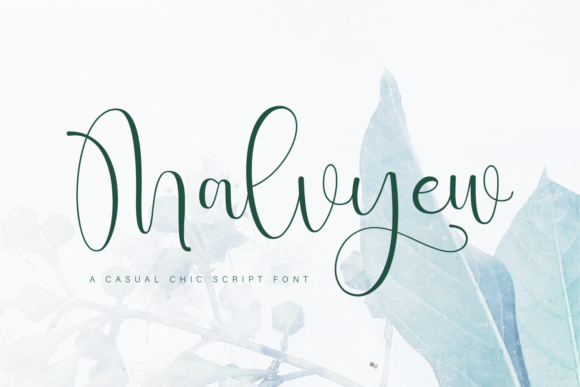 Malvyew: A Versatile Script Font for Modern Web Design