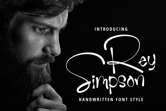 Rey Simpson: A Charming Handwritten Font for Your Next Campaign