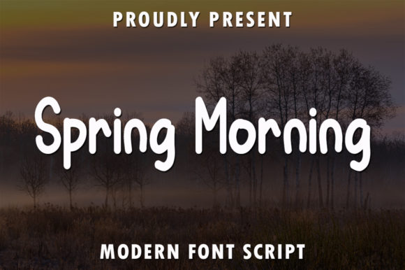 Spring Morning: A Charming Script Font for Creative Makers