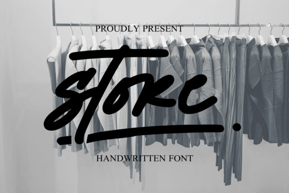 Store: A Handwritten Font Perfect for Creative Makers
