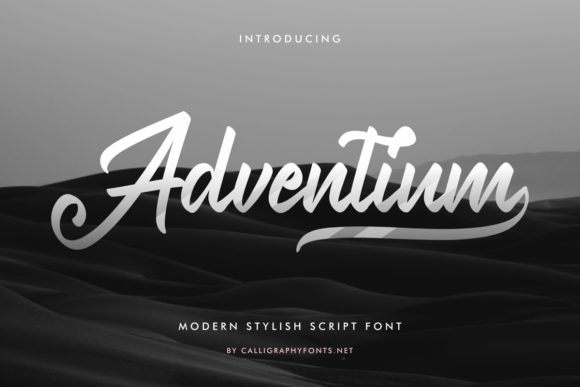 The Adventium Font: A Dazzling Script for Digital Design