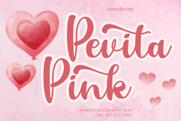 Transform Your Brand with Pevita Pink Font