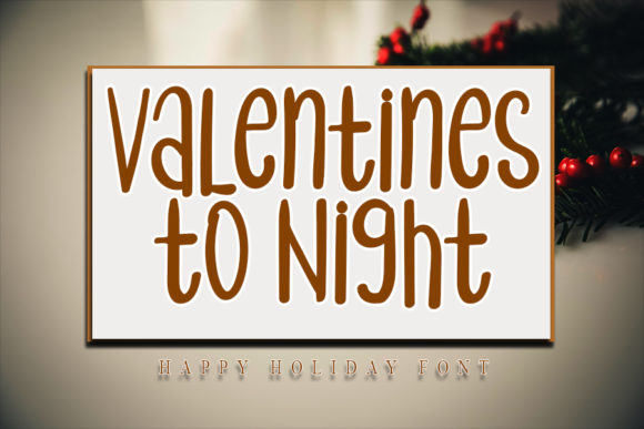 Valentines to Night: A Clean Handwritten Font for Design