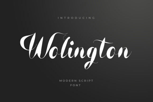 Wolington: A Delicate Handwritten Font for Modern Web Design